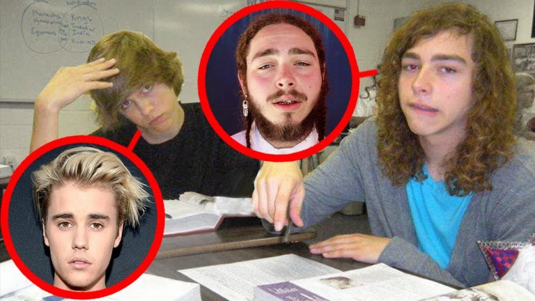 Awesome Post Malone in his young age