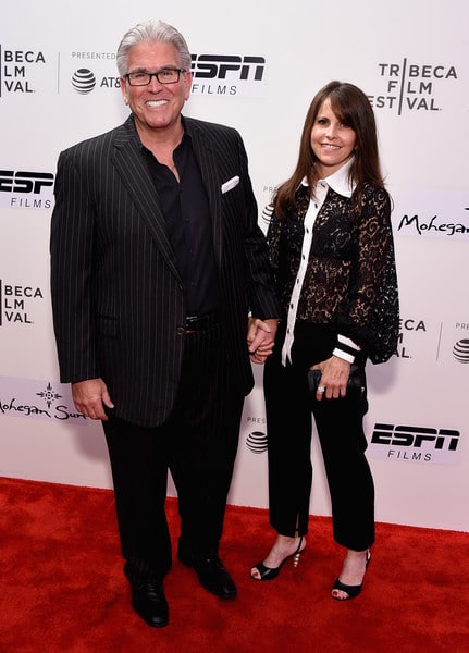 Mike Francesa met aardige, vrouw Rose Francesa 